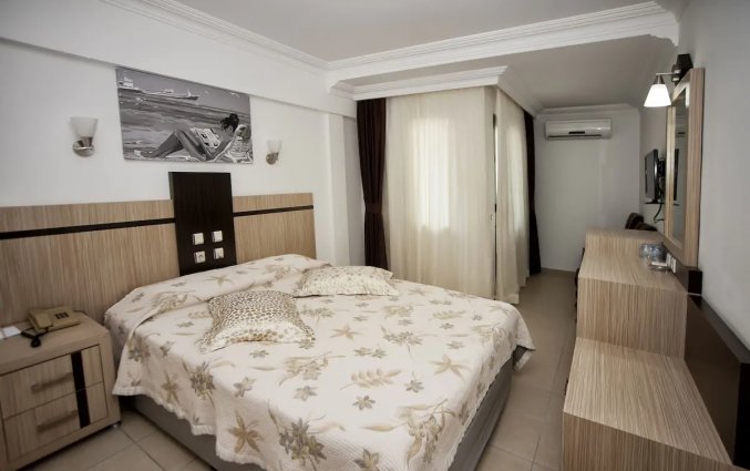 Slaapkamer van Hotel Monte Carlo in Alanya