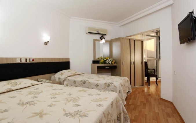 Slaapkamer van Hotel Monte Carlo in Alanya