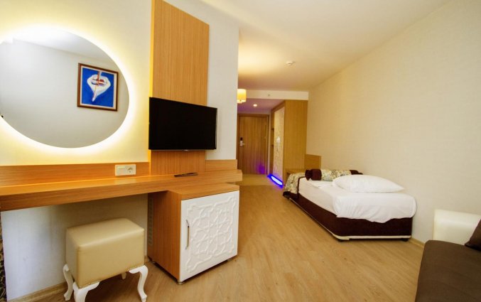 Slaapkamer van Hotel Blue Wave Suite in Alanya