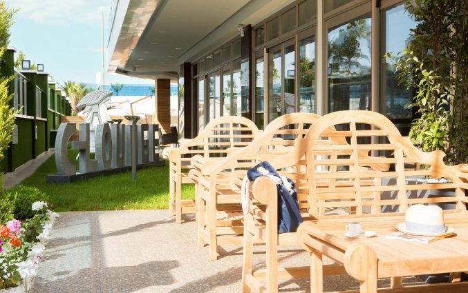 Tuin van Hotel Sunprime C-Lounge in Alanya