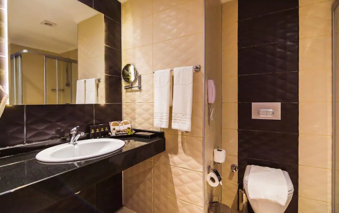 Badkamer van Hotel Diamond Hill Resort in Alanya