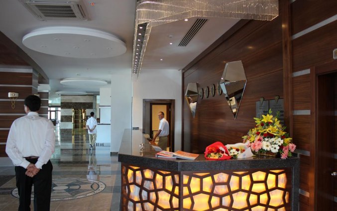 Receptie van Hotel Diamond Hill Resort in Alanya
