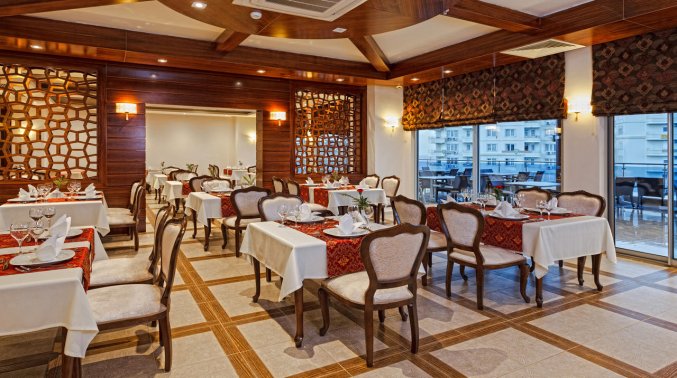 Restaurant van Hotel Diamond Hill Resort in Alanya