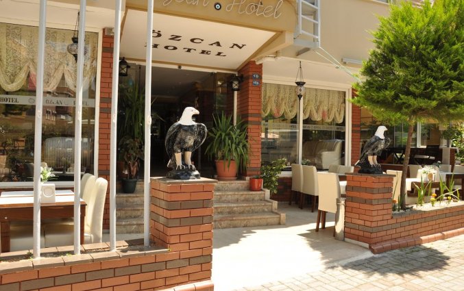 Ingang van Hotel Ozcan in Alanya