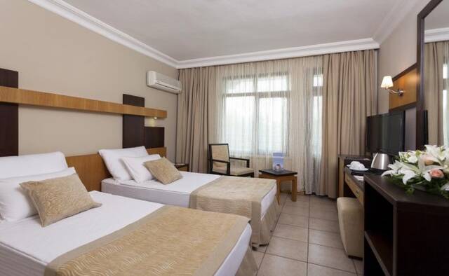 Slaapkamer van Hotel Kandelor in Alanya
