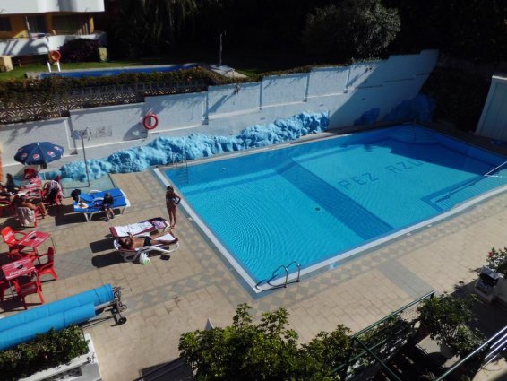 Buitenzwembad van Studio's Pez Azul op Tenerife