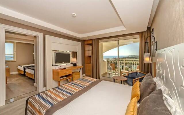 Slaapkamer van Hotel Kirman Sidera Luxury & Spa in Alanya