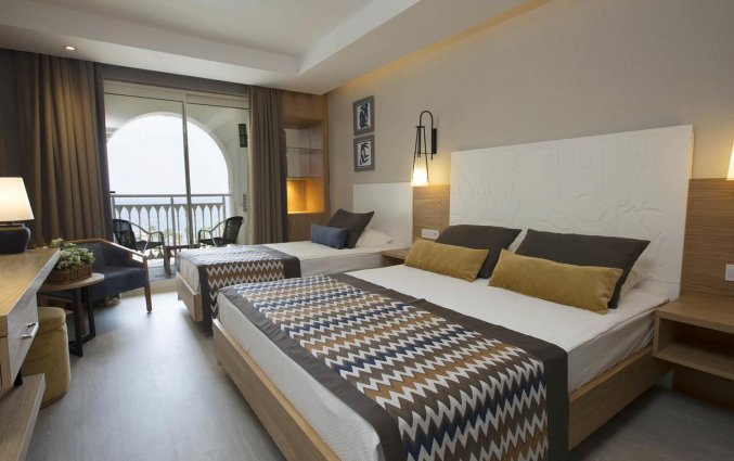 Slaapkamer van Hotel Kirman Sidera Luxury & Spa in Alanya