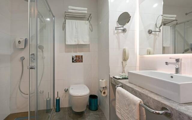Badkamer van Hotel Floria Beach in Alanya