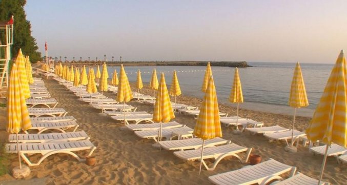 Strand van hotel Incekum Su Alanya