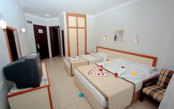 Tweepersoonskamer van hotel Incekum Su Alanya