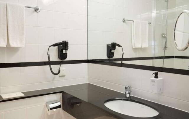 Badkamer van Hotel Scandic Wroclaw
