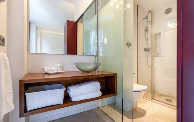Badkamer van een tweepersoonskamer van Hotel Palladium op Mallorca