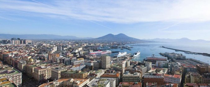 Uitzicht van Hotel NH Napoli Panorama Napels