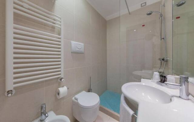 Badkamer van Quality Hotel Delfino Venezia Mestre Venetië