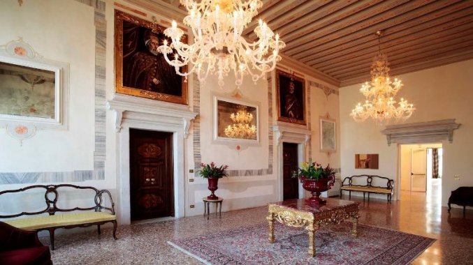Lobby van NH Collection Grand Hotel Dei Dogi Venetië