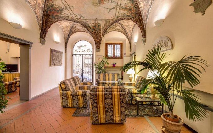 Loungegedeelte in Hotel Botticelli Florence