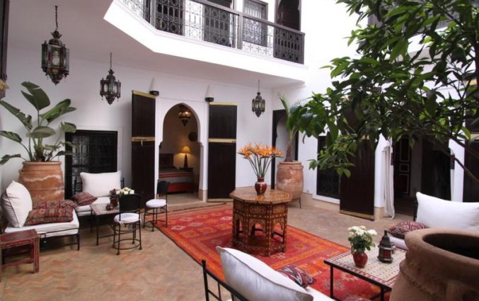 Binnentuin van Riad Karmela Marrakech