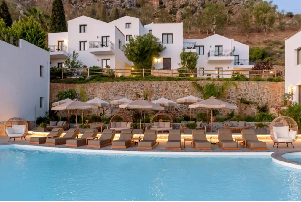 Hotel Creta Blue Boutique ligbedden 