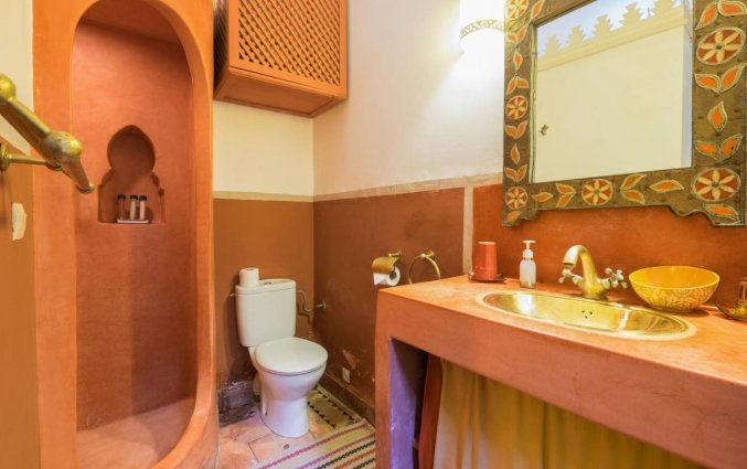 Badkamer van Riad Sable Chaud Marrakech