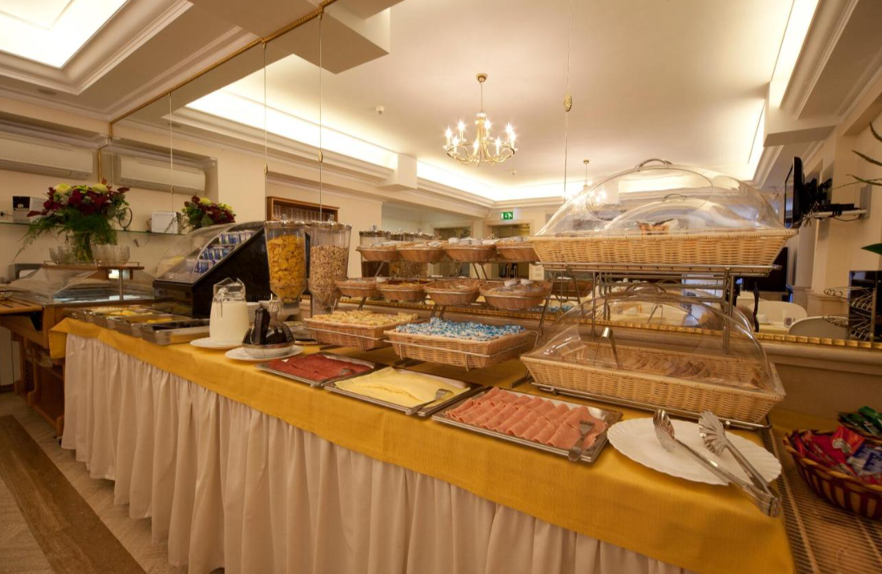 Ontbijtbuffet van Hotel Galileo Rome