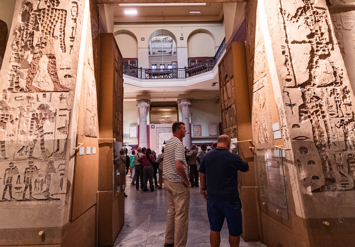 door het egyptisch museum