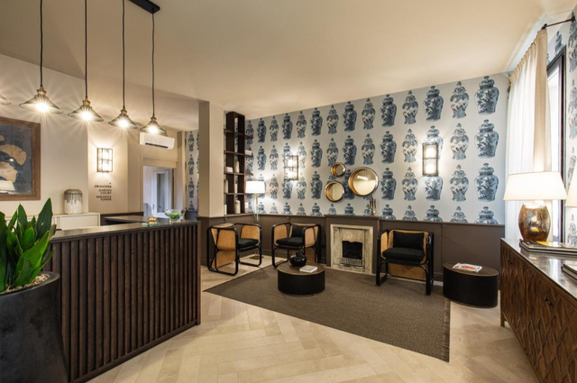 Receptie van Hotel Porta San Mamolo in Bologna