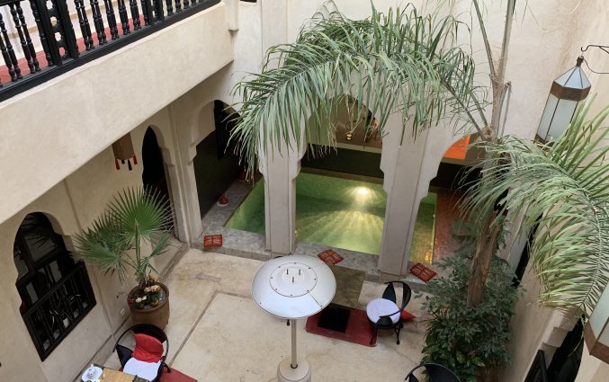 Binnentuin van Riad Diana in Marrakech