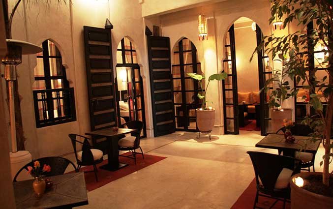 Hal van Riad Diana in Marrakech
