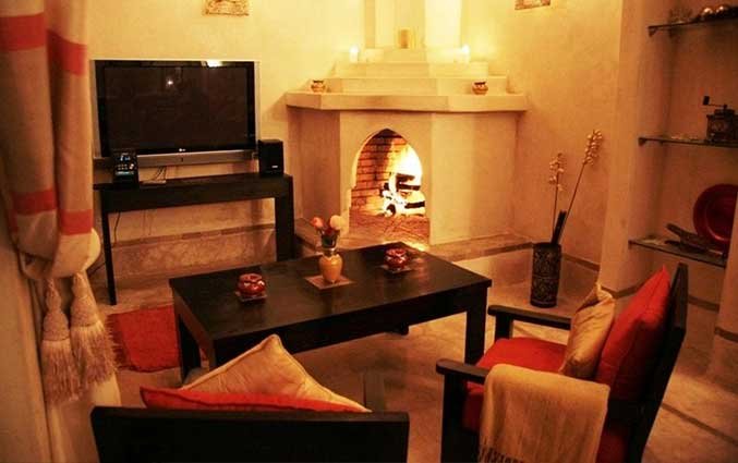 Lounge van Riad Diana in Marrakech