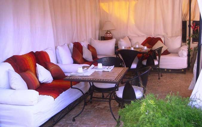 Lounge van Riad Diana in Marrakech