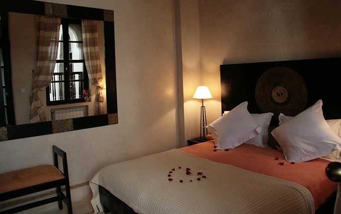 Tweepersoonskamer van Riad Diana in Marrakech