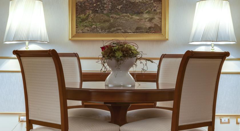 Restaurant van Hotel Radisson Blu Saga op IJsland