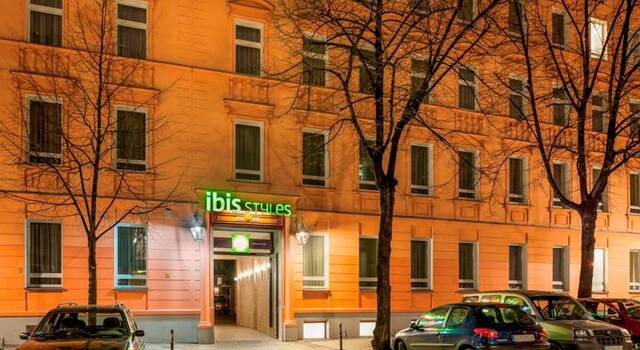 Gebouw van Hotel Ibis Styles Berlin City Ost in Berlijn