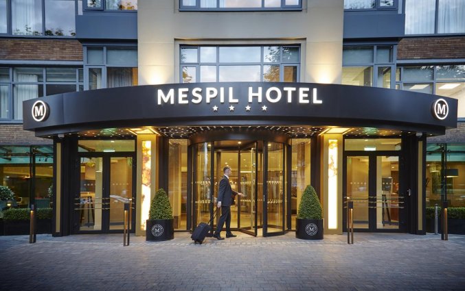 Gebouw van Hotel Mespil in Dublin