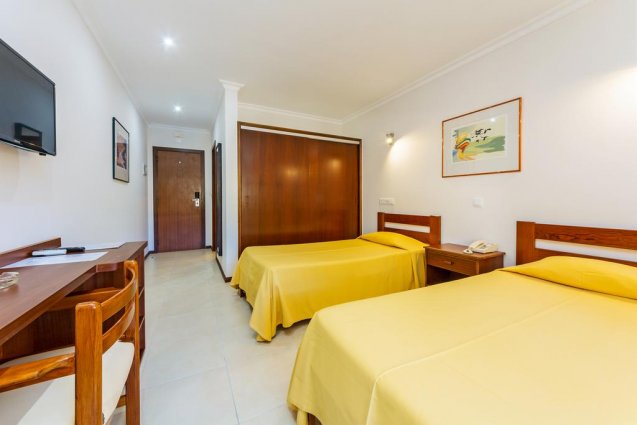 Tweepersoonskamer van Hotel Balaia Mar in de Algarve