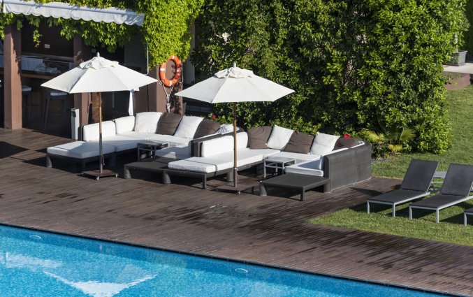 Zonneterras en zwambad van Gran Hotel Monterrey Lloret de Mar Costa Brava