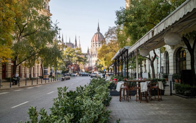 Budapest - Restaurant en parlement