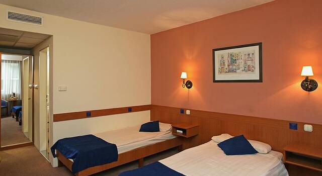 Tweepersoonskamer van Hotel Mediterran in Budapest