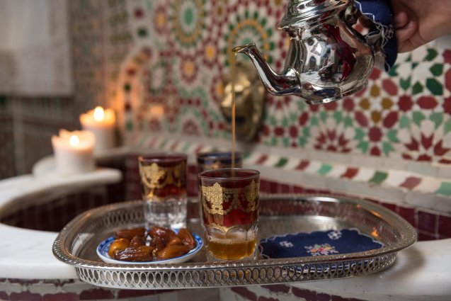 Marrokaanse thee van Riad Algila Fès