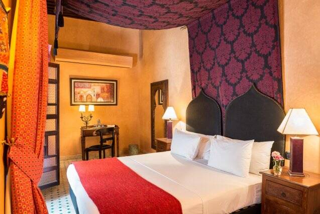 Tweepersoonskamer van Riad Algila Fès