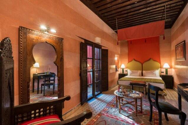 Tweepersoonskamer van Riad Algila Fès