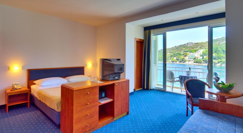 Tweepersoonskamer van Hotel Vis in Dubrovnik