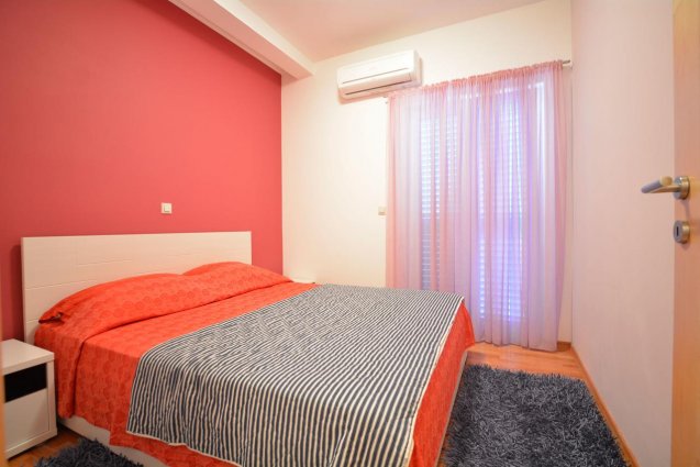 Slaapkamer van een appartement van appartementen Villa Rosa in Dubrovnik