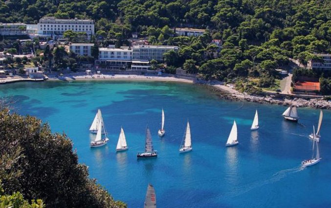 Uitzicht op Hotel Uvala in Dubrovnik