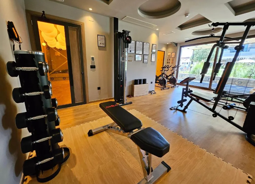 Petousis Hotel and Suites gym 