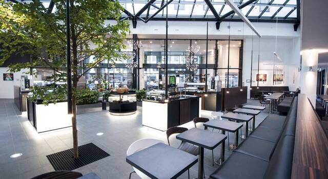 Bar van Hotel Wakeup Copenhagen Borgergade in Kopenhagen