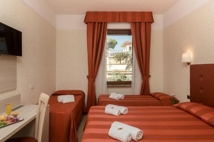 Vierpersoonskamer Hotel Villa Rosa