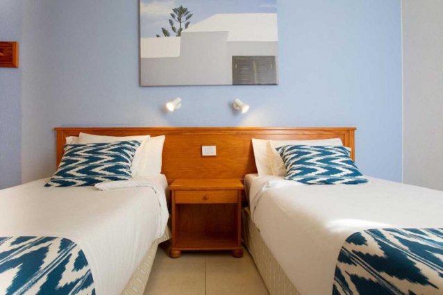 Slaapkamer van een appartement van Appartementen Playa del Sol op Gran Canaria