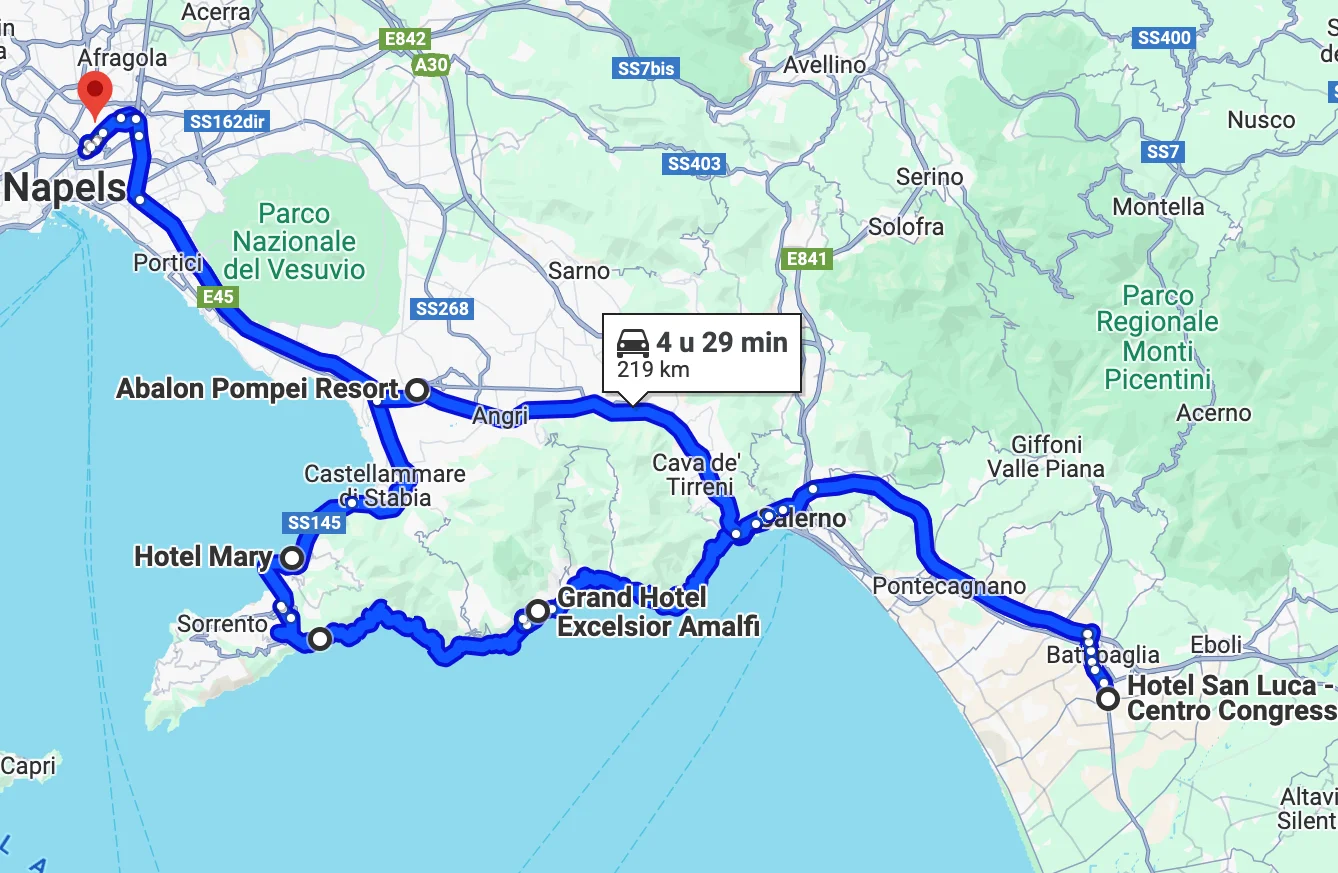 Amalfi route